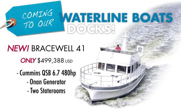 NEW Bracewell 41 Coming to Our Waterline Boats Docks!