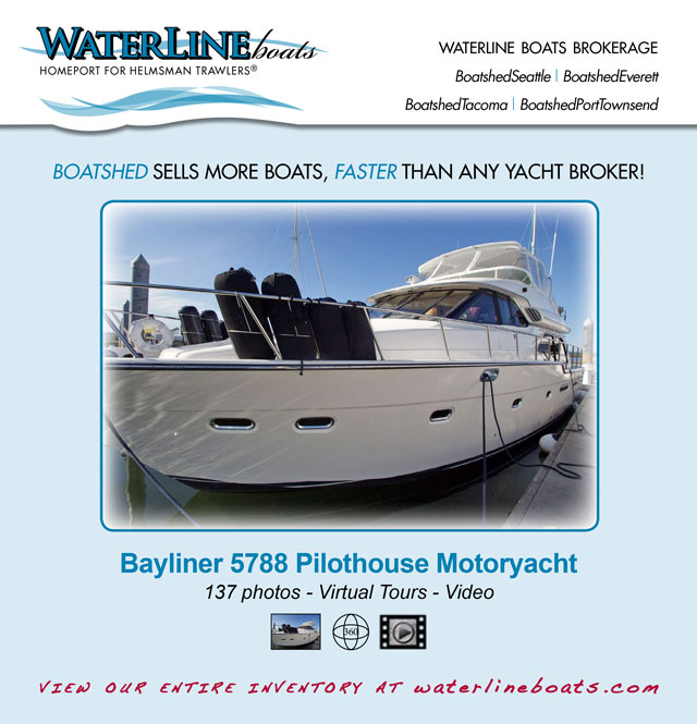 Recently Bayliner 5788 Yacht For Sale Waterline Boats Boatshed