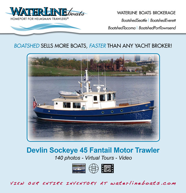 Waterline Boats Boatshed Seattle Sam Devlin Sockeye For Sale