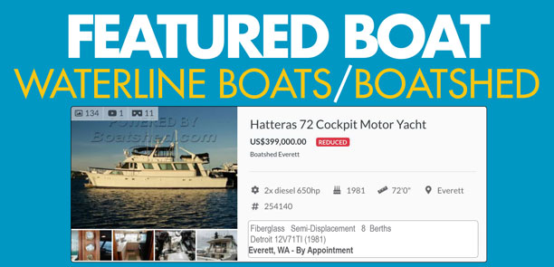 Featured Boat Hatteras 72 For Sale Waterline Boats Boatshed Everett