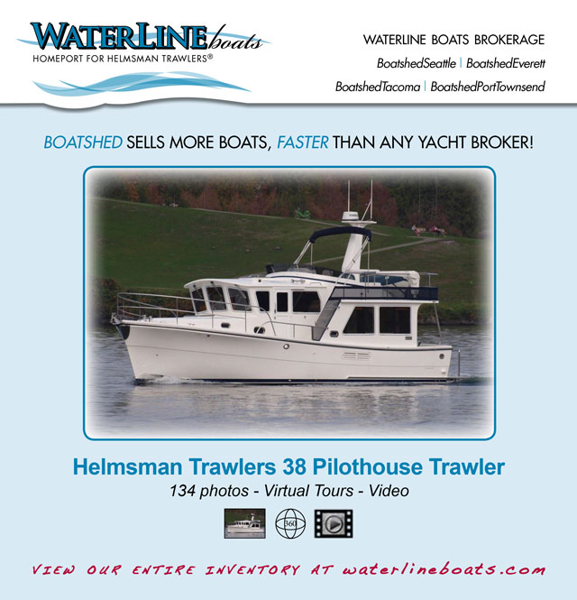 Helmsman Trawlers 38 For Sale Waterline Boats Boatshed Seattle