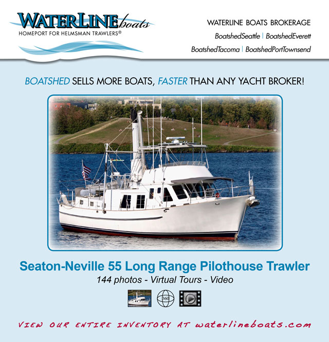 Seaton-Neville 55 Pilothouse For Sale Waterline Boats Boatshed Seattle
