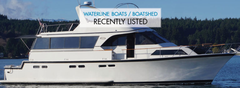 Just Listed by Waterline Boats Boatshed Seattle For Sale Ocean 61 Cockpit Motoryacht