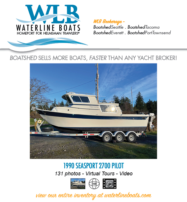 SeaSport 2700 Pilot - Just Listed For Sale at Waterline Boats / Boatshed Port Townsend