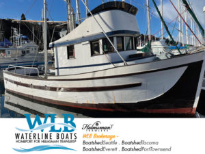 Stockland 36 Trawler Conversion - For Sale by Waterline Boats / Boatshed Port Townsend - Reduced