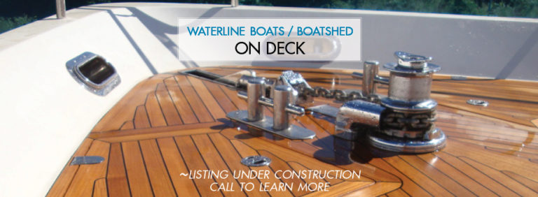 Tollycraft, Nordic Tugs, Viking, Bayliner & Baja on deck and For Sale at Waterline Boats / Boatshed