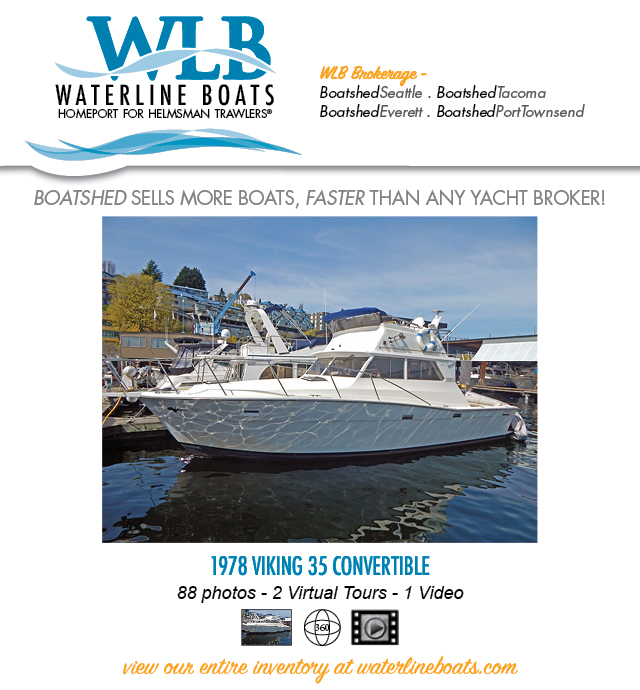 Viking 35 Convertible - Just Listed For Sale by Waterline Boats / Boatshed Seattle