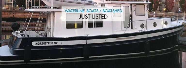 Nordic Tugs 37 Just Listed For Sale by Waterline boats / Boatshed Everett