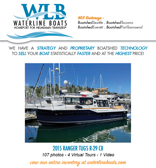 Ranger Tugs 29 Just Listed For Sale by Waterline Boats / Boatshed Seattle
