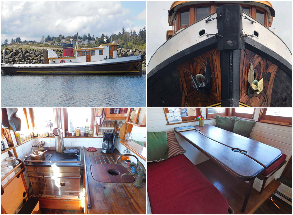 Converted Tug Halvorsen-Monk 60 Featured by Waterline Boats / Boatshed Seattle