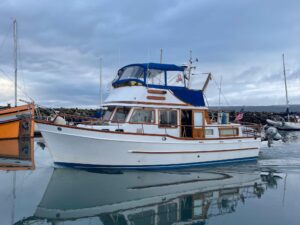 Univerrsal 36 Tri-cabin Trawler For Sale by Waterline Boats / Boatshed Port Townsend