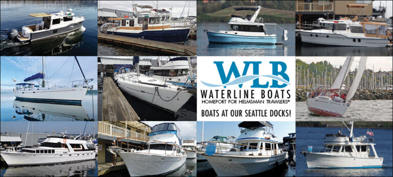 2023 Seattle Boat Show - Waterline Boats / Boatshed in Water Display At Our Docks