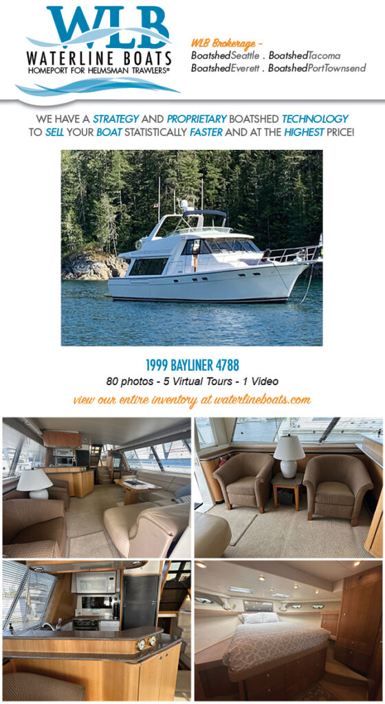 Recently Listed Bayliner 4788 - For Sale by Waterline Boats / Boatshed Everett