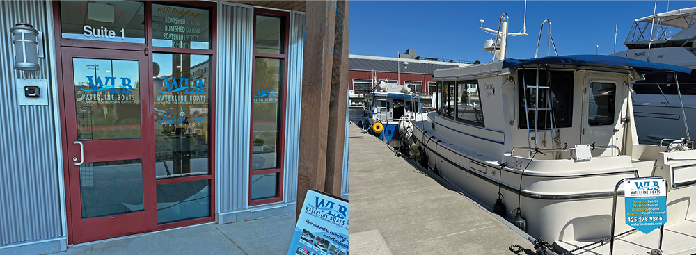 Waterline Boats Everett Office & Display moorage