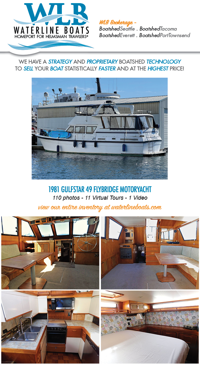 Recently Listed For Sale by Waterline Boats - Gulfstar 49