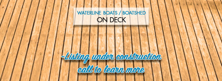 The Westport, Bayliner, Nonsuch & Tollycraft  will remain on deck at Waterline Boats while the listings are under construction.